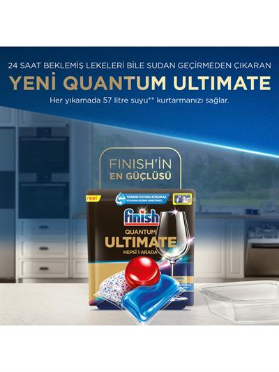 Finish Quantum Ultimate Bulaşık Makinesi Deterjanı Tableti