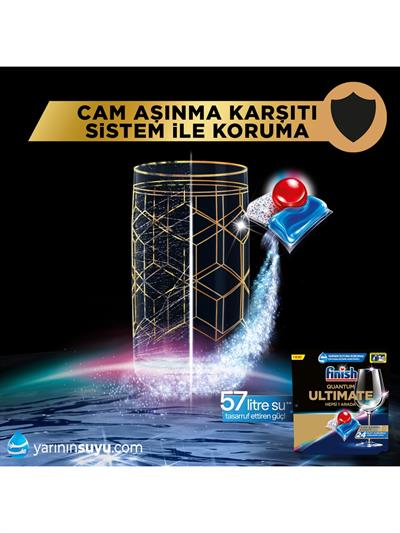 Finish Quantum Ultimate Bulaşık Makinesi Deterjanı Tableti 40 adet