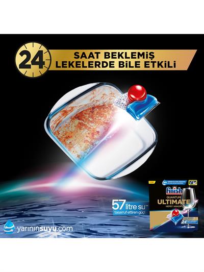 Finish Quantum Ultimate Bulaşık Makinesi Deterjanı Tableti 40 adet