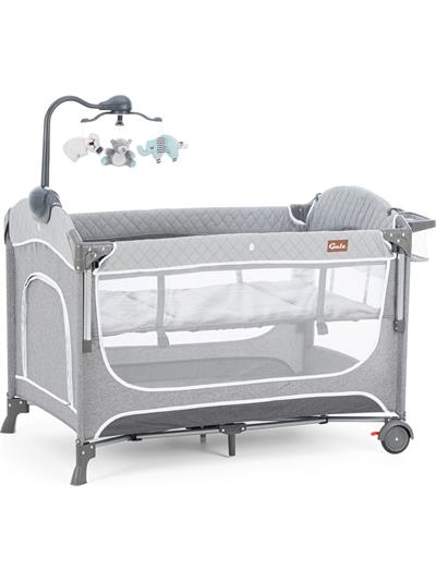 Gulz Atlas Plus Anne Yanı Sallanır Cibinlikli Dönenceli Oyun Parkı