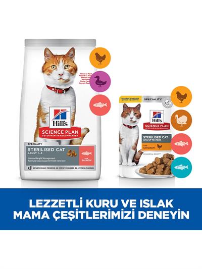 Hills Ton Balıklı Kısırlaştırılmış Yetişkin Kedi Maması 10 Kg
