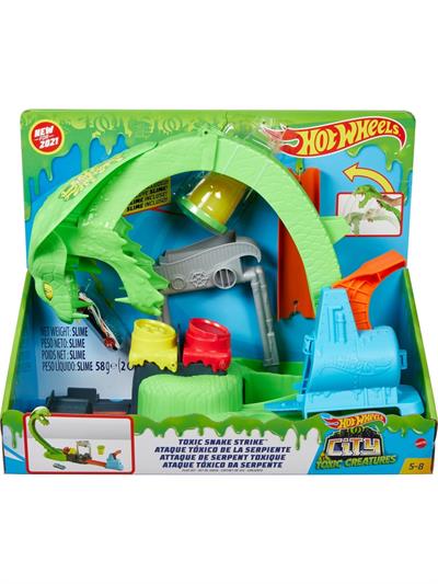 Hot Wheels Zehirli Yılanla Çarpışma Oyun Seti