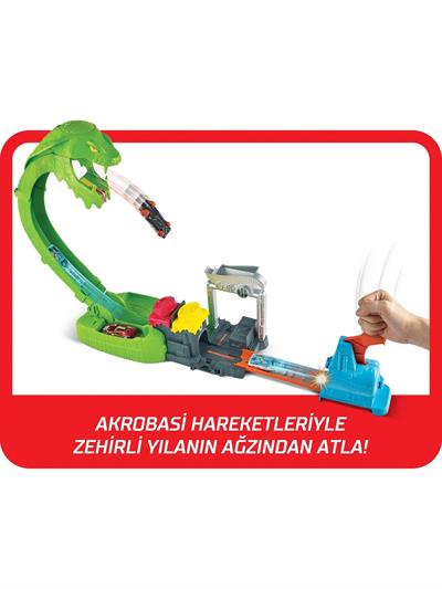 Hot Wheels Zehirli Yılanla Çarpışma Oyun Seti