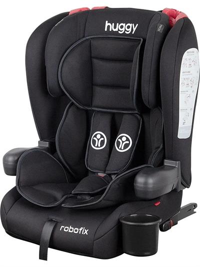 Huggy Robofix 9-36 kg Isofixli Katlanabilir Oto Koltuğu Siyah