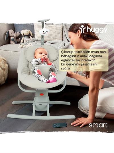 Huggy Smart Otomatik Sallanabilir Kumandalı Müzikli Anakucağı