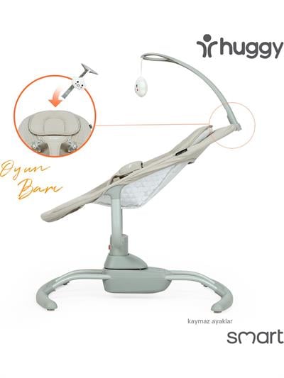 Huggy Smart Otomatik Sallanabilir Kumandalı Müzikli Anakucağı