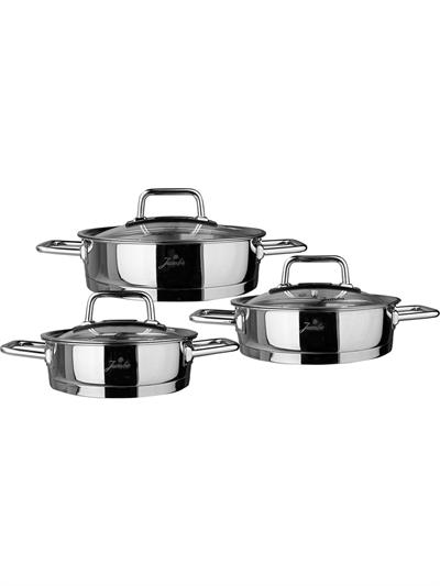 Jumbo Assos 6 Parça Midi Çelik Sahan Seti