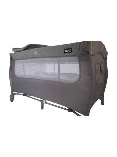 Kanz Olympos Sallanabilen Park Yatak Beşik Siyah