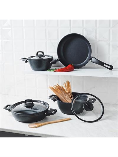 Karaca BioDiamond Antibakteriyel Powerful 7 Parça Tencere Seti