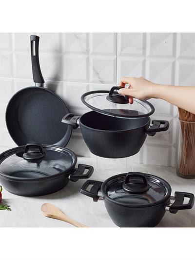 Karaca BioDiamond Antibakteriyel Powerful 7 Parça Tencere Seti