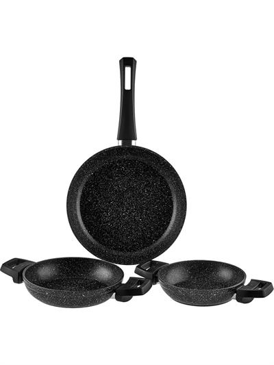 Karaca Biogranit Dide 3 lü Tava Sahan Seti