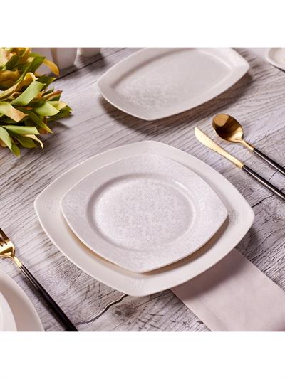 Karaca Deren 57 Parça 12 Kişilik Porselen Yemek Takımı