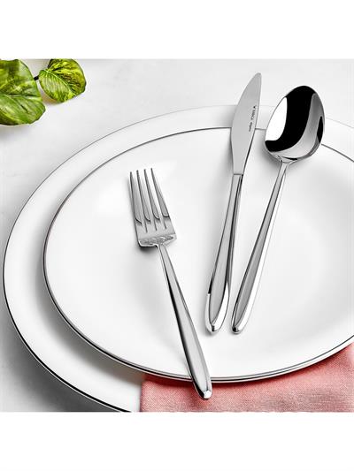 Karaca Flow 84 Parça 12 Kişilik Çatal Kaşık Bıçak Takımı Elegance Kutulu