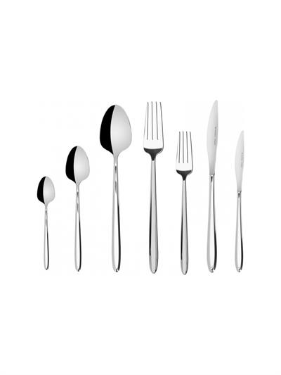 Karaca Flow 84 Parça 12 Kişilik Çatal Kaşık Bıçak Takımı Elegance Kutulu
