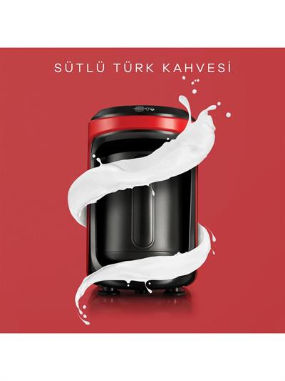 Karaca Hatır Hüps Sütlü Türk Kahve Makinesi Kırmızı