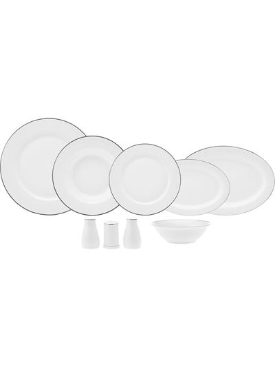 Karaca Lexi New Bone 56 Parça 12 Kişilik Yemek Takımı Platin