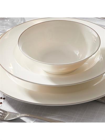 Karaca Lexi New Bone 56 Parça 12 Kişilik Yemek Takımı Platin
