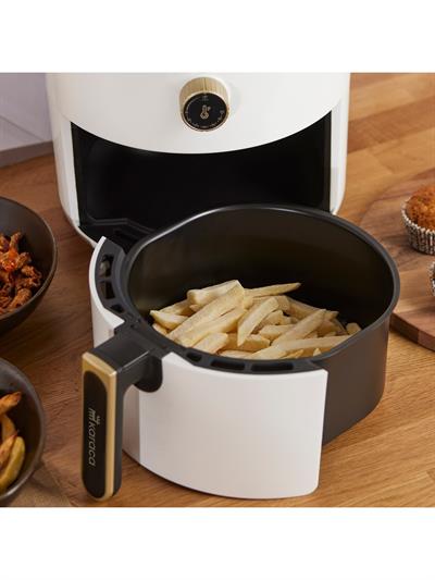 Karaca Multifry Single Pan Beyaz Yağsız Fritöz 3,5 L