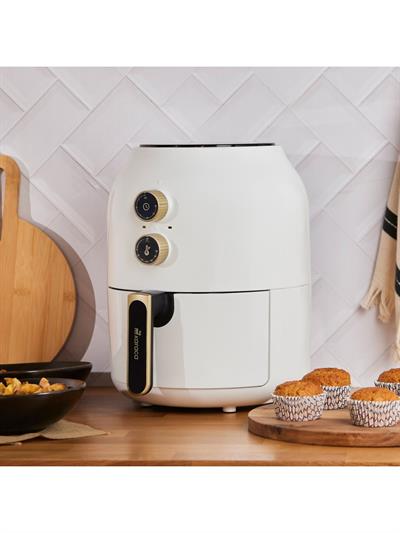 Karaca Multifry Single Pan Beyaz Yağsız Fritöz 3,5 L