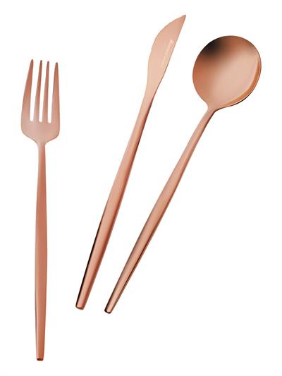 Karaca Orion Rosegold 30 Parça 6 Kişilik Çatal Kaşık Bıçak Seti