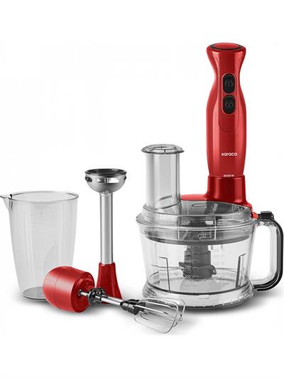 Karaca Pro Multimax 6 In 1 Çok Amaçlı Mutfak Robotu Red