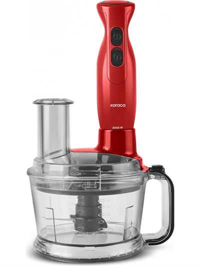 Karaca Pro Multimax 6 In 1 Çok Amaçlı Mutfak Robotu Red