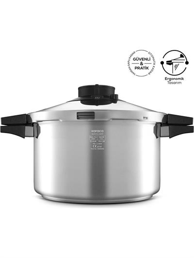 Karaca Quick And Safe Indüksiyon Tabanlı Düdüklü Tencere 7 Litre