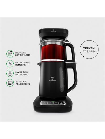 Karaca Robotea Pro 4 in 1 Konuşan Çay Makinesi Chrome