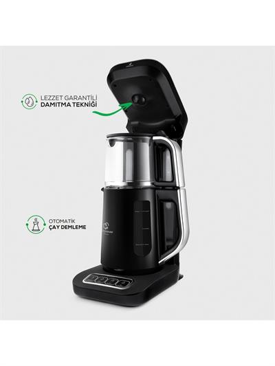 Karaca Robotea Pro 4 in 1 Konuşan Çay Makinesi Chrome