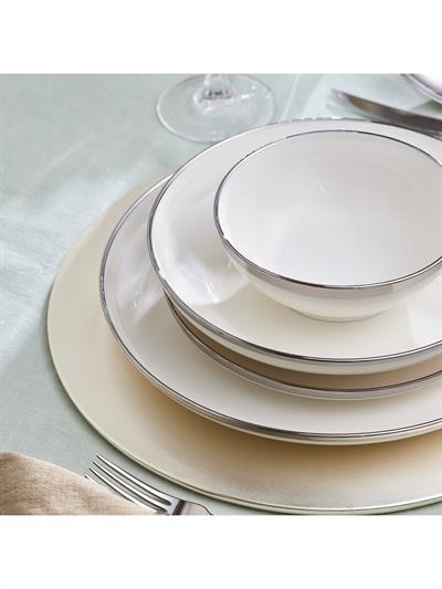 Karaca Streamline Eclipse Platin 57 Parça 12 Kişilik Yemek Takımı