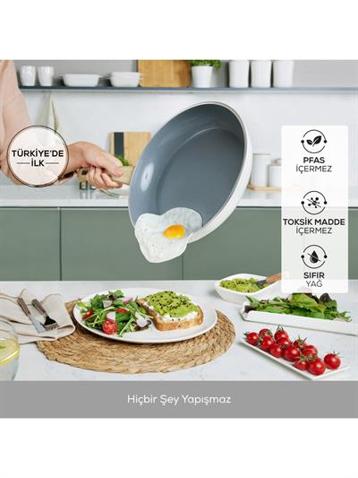 Karaca X Refika Birgül Swiss Crystal Tava 26 Cm Creamy