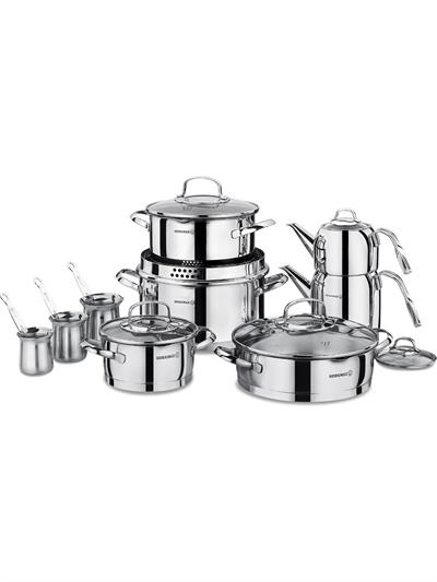 Korkmaz Steama 15 Parça Çelik Çeyiz Seti