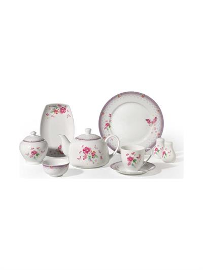 Korkmaz Super White 30 Parça Yuvarlak Kahvaltı Takımı