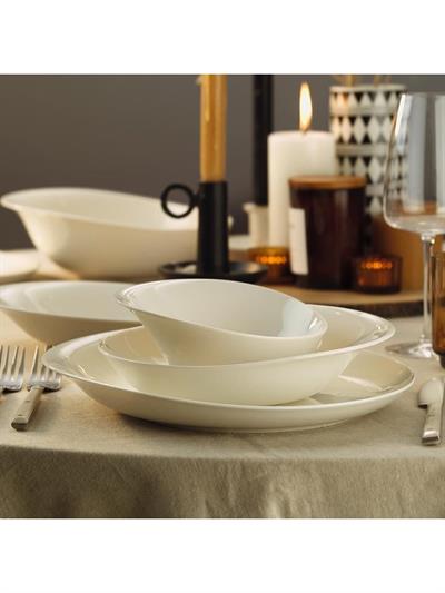 Kütahya Porselen Bone Rosa 52 Parça Filesiz Yemek Takım