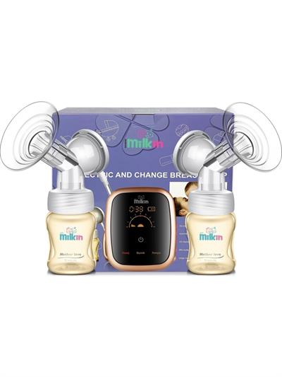 Milk İn Ebp960 Çiftli Elektrikli Göğüs Pompası - Şarjlı Göğüs Pompası - Süt Pompası