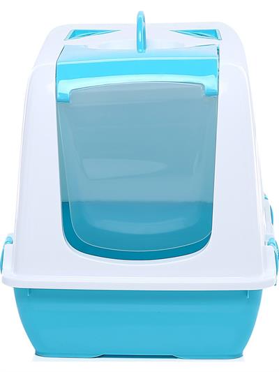 Milo Kapalı Kedi Tuvaleti Pudra Pembe 37 x 50 x 39,5 cm