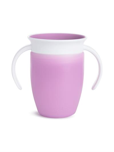 Munchkin Mucize 360° Alıştırma Bardağı, 6AY+, 207ML, Mor