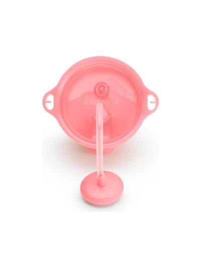 Munchkin Tıklama Kilitli Uçlu Pipetli Alıştırma Bardağı, 12AY+, 296ML, Pembe