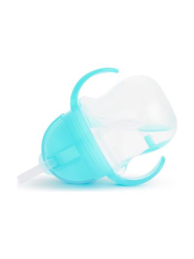 Munchkin Tıklama Kilitli Uçlu Pipetli Alıştırma Bardağı, 6AY+, 207ML, Mavi