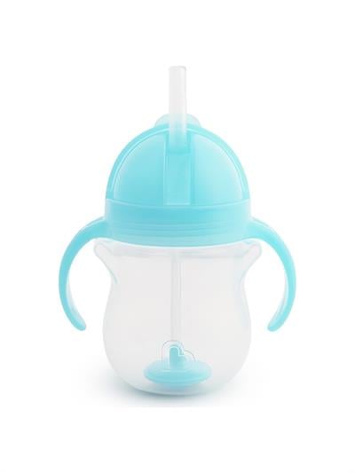 Munchkin Tıklama Kilitli Uçlu Pipetli Alıştırma Bardağı, 6AY+, 207ML, Mavi