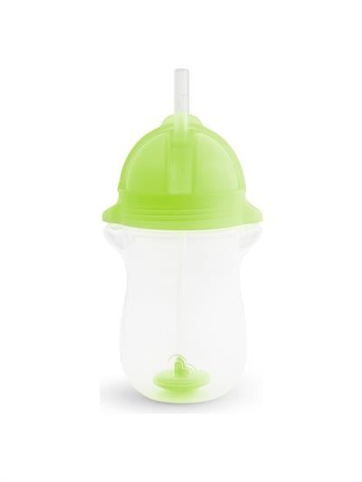 Munchkin Tıklama Kilitli Uçlu Pipetli Alıştırma Bardağı, 12AY+, 296ML, Yeşil