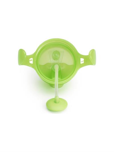 Munchkin Tıklama Kilitli Uçlu Pipetli Alıştırma Bardağı, 6AY+, 207ML, Yeşil