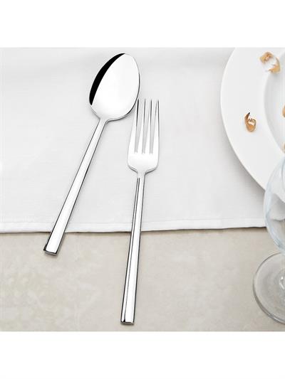 Nehir Dalyan Sade 12 Kişilik 72 Parça Kutulu Çatal Kaşık Bıçak Takımı