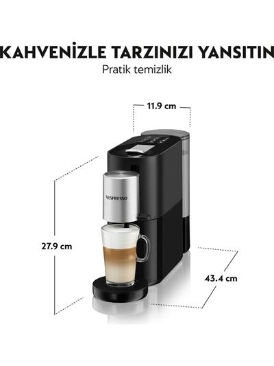 Nespresso S85 Atelier Süt Çözümlü Kahve Makinesi
