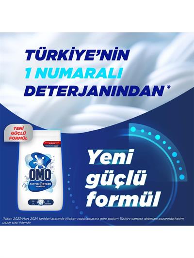 Omo Active Oxygen Beyazlar Toz Deterjanı 9 KG