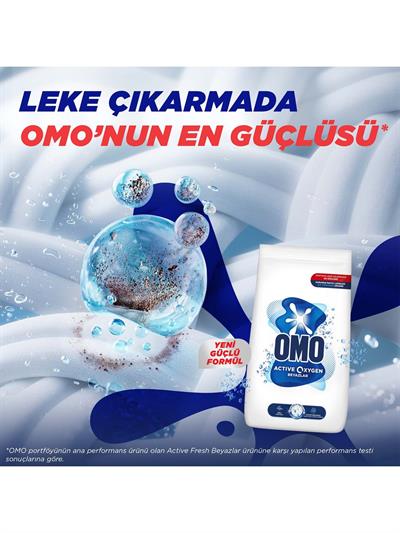Omo Active Oxygen Beyazlar Toz Deterjanı 9 KG