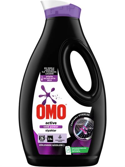 Omo Sıvı Active Cold Power Siyahlar İçin Çamaşır Deterjanı 1690 ml