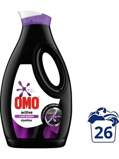 Omo Sıvı Active Cold Power Siyahlar İçin Çamaşır Deterjanı 1690 ml