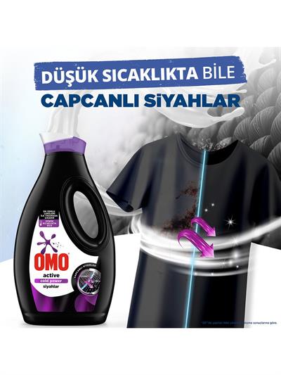 Omo Sıvı Active Cold Power Siyahlar İçin Çamaşır Deterjanı 1690 ml