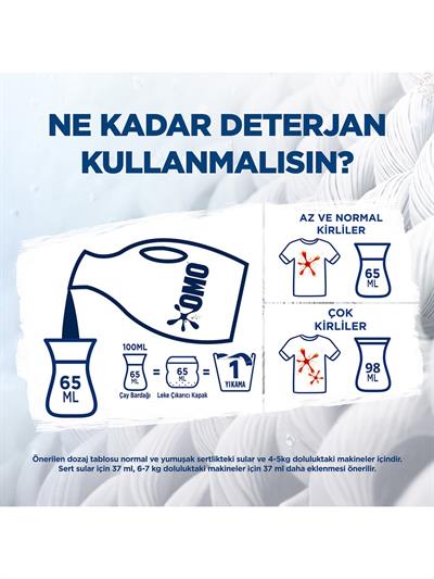 Omo Sıvı Active Fresh Cold Power Beyazlar İçin Çamaşır Deterjanı 1690 ml